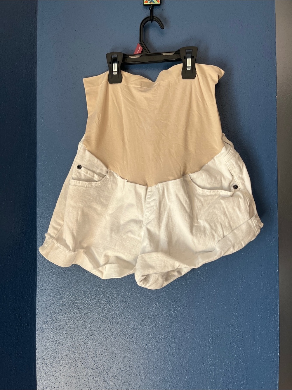 2 pack maternity Jean shorts